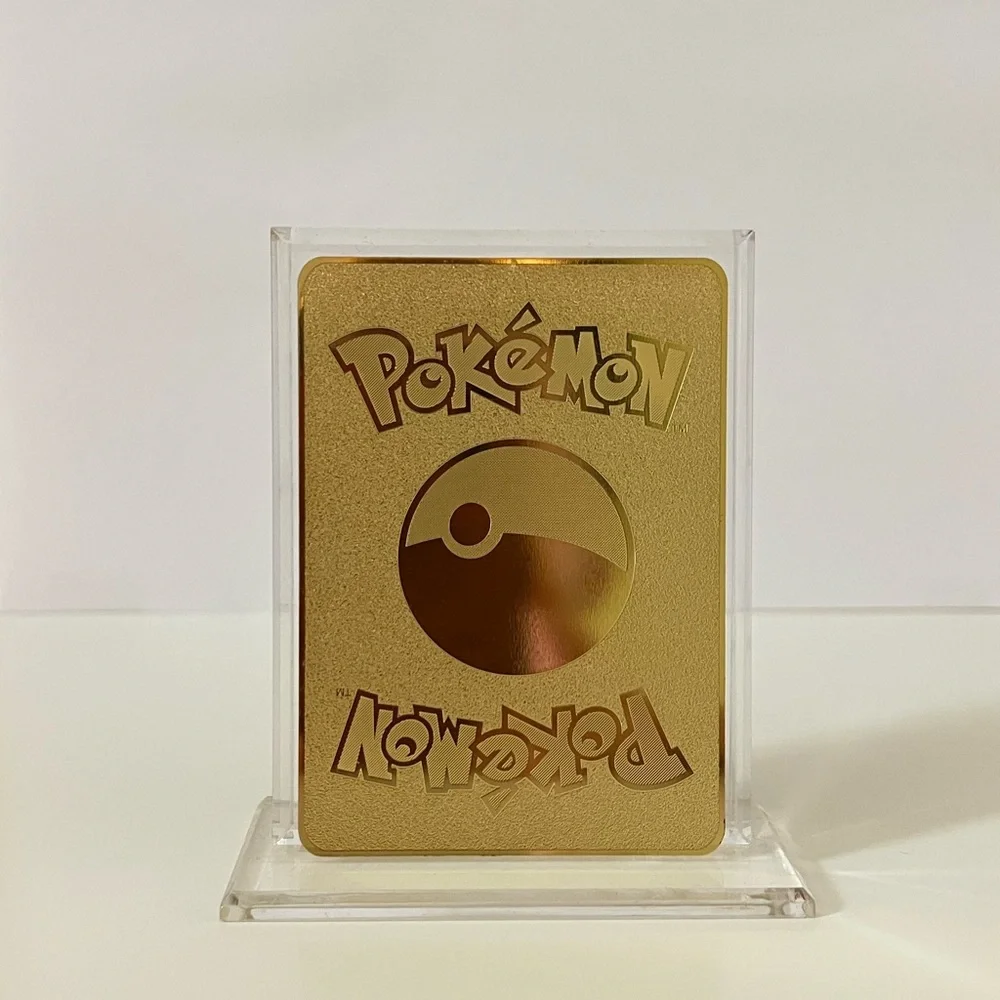 Pokemon Mew V 251/264 Gold Metal Card Collectible/Gift/Fan Art